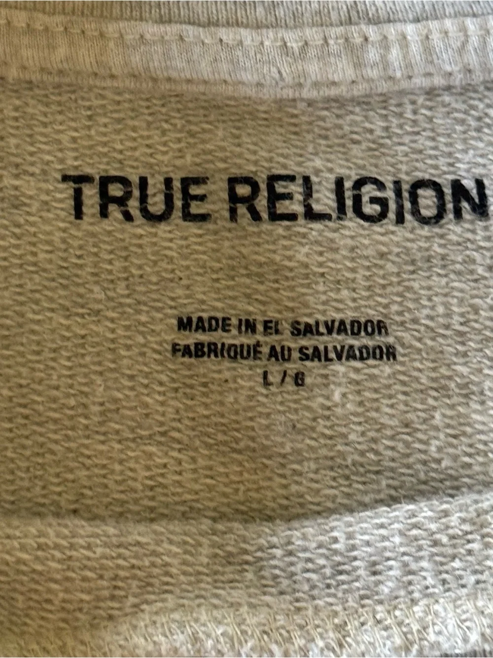 True Religion Admit One Ticket Heart Short Sleeve Sweatshirt Tee